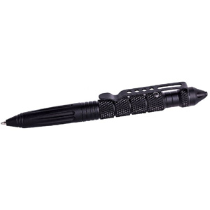 UZI UZI-TACPEN2-BK Aircraft Aluminum Defender Tactical Pen with Glassbreaker, Black