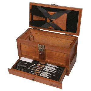 Outers 25 - Piece Universal Wood Gun Cleaning Tool Chest (.22 Caliber and up)