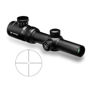 Vortex Optics Crossfire II 1-4x24mm Riflescope w V-Brite Reticle, Black (CF2-31037), 30mm Tube